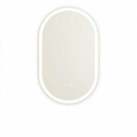 LED BADEZIMMERSPIEGEL 2.9/50/80cm - Weiß, Glas (2.9/80/50cm) - Nettlife