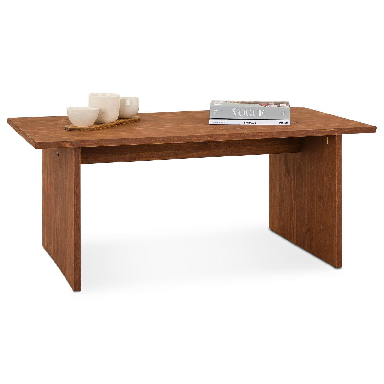 Idimex Couchtisch Dunkelbraun 110x45x60 cm