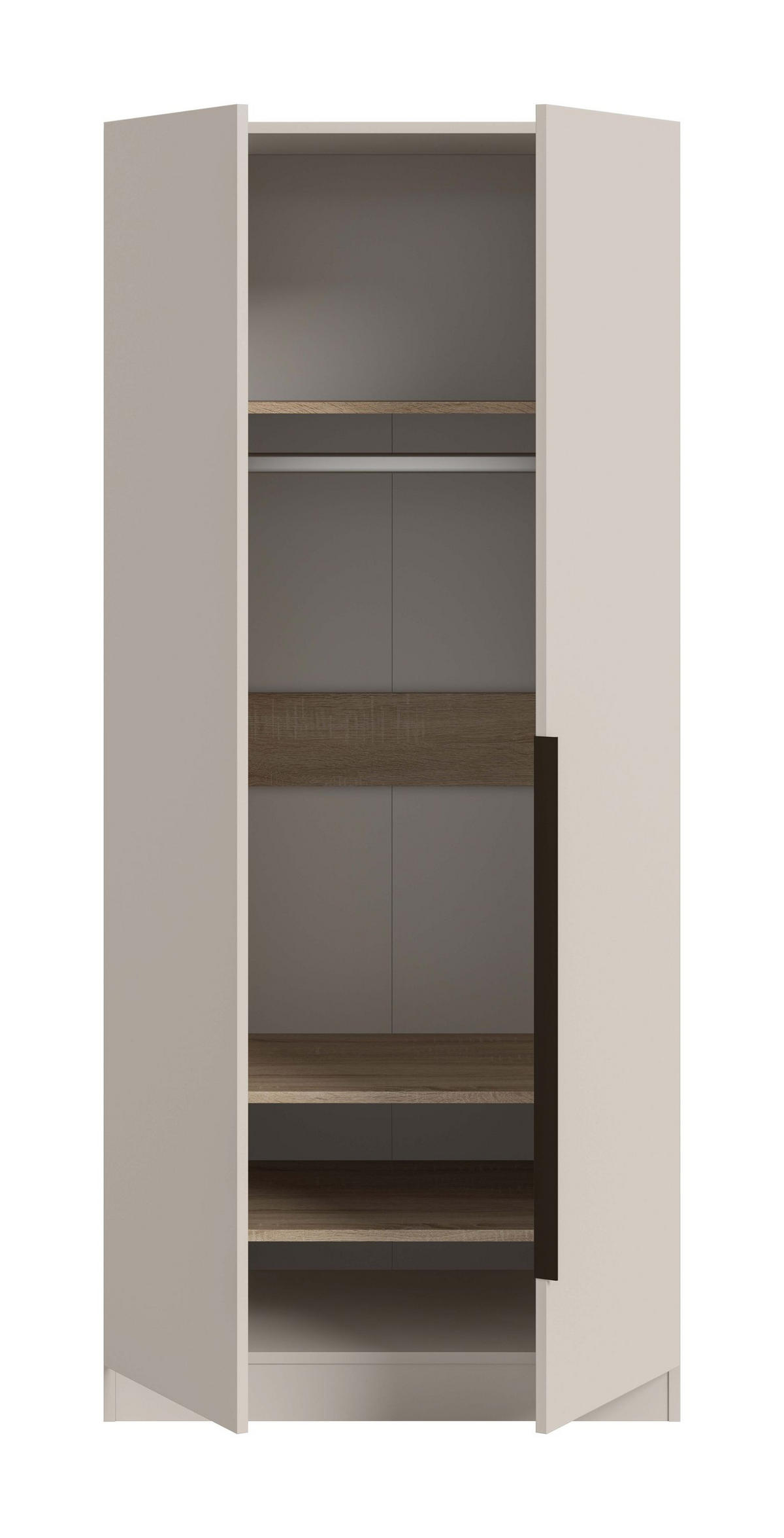 KLEIDERSCHRANK 2-türig ALVAS (B/H/T: ca. 80/181/52 cm) in Kaschmir/Kaschmir - Kaschmir, Holz (80/181/52cm)