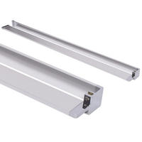 HANDTUCHHALTERABLAGE Rea Evo Chrome Für Duschwände - Chromfarben, Metall (12.5/120/120cm) - REA
