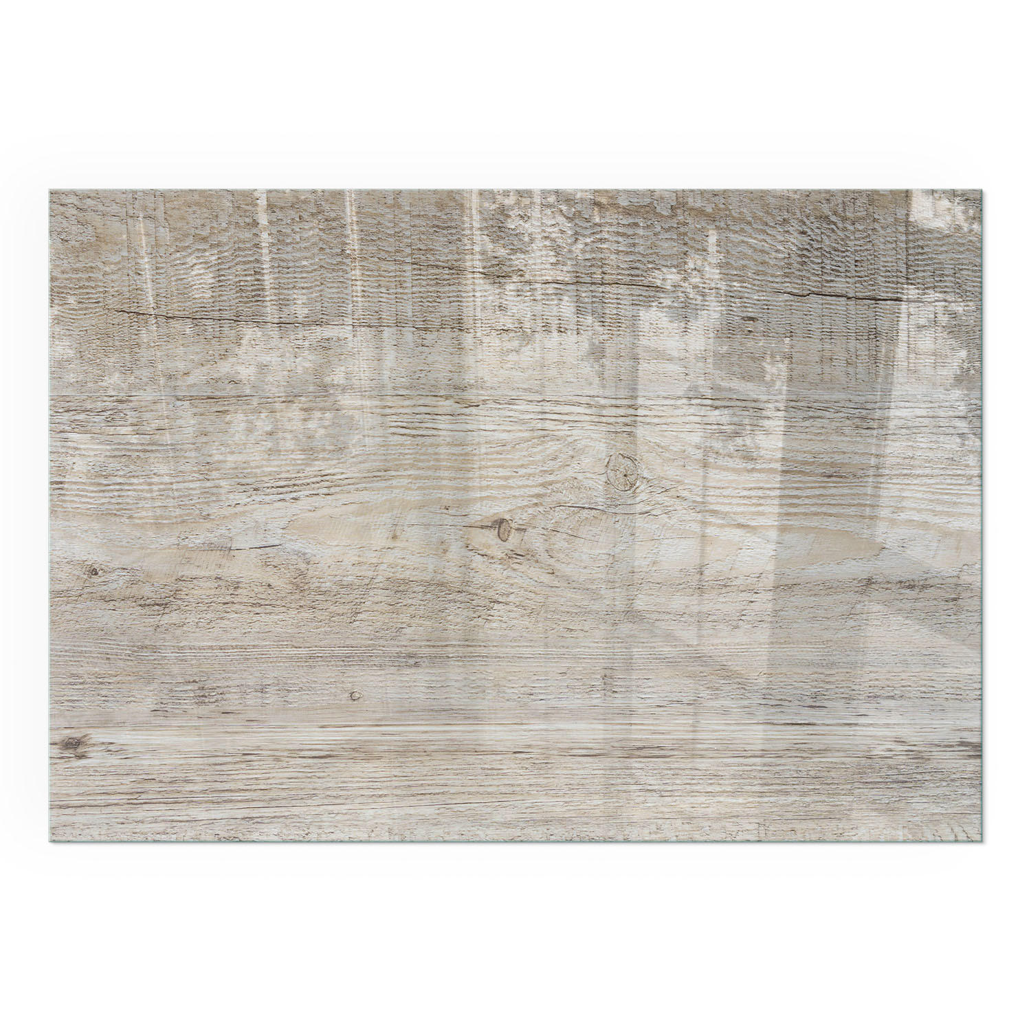 GLASPLATTE für Kamin 100x70 cm - Beige, Glas (100/70/0.4cm) - TULUP