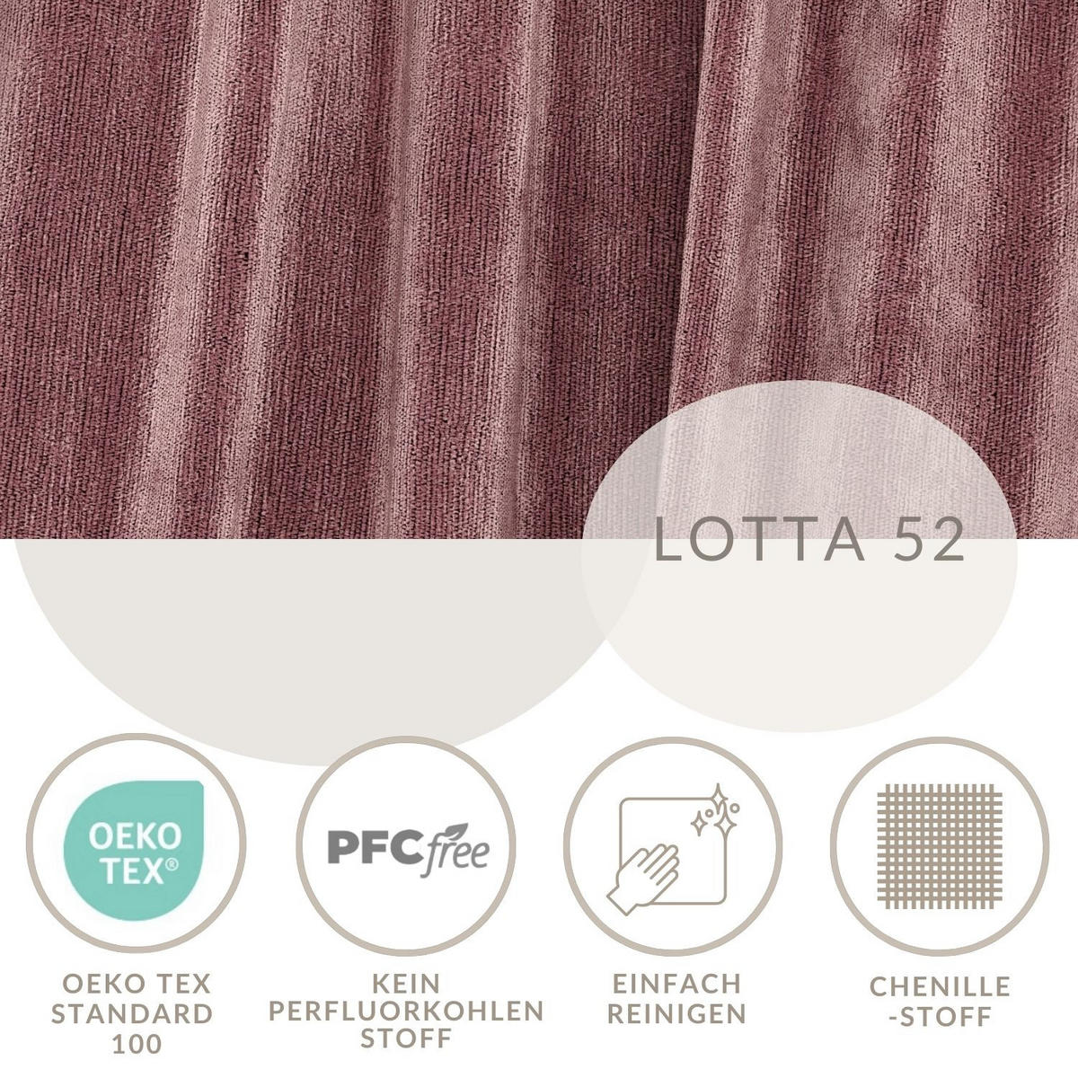 BOXBETT Estelle Rosa 200/200 cm im Chenille-Stoff - Pink/Schwarz, Holz/Holzwerkstoff (200/200cm) - Maison de Reve