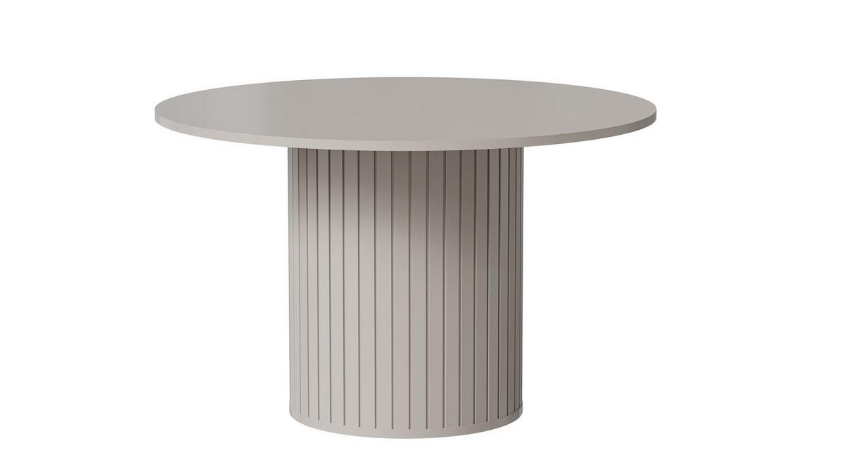 ESSTISCH Zante Kaschmir - Kaschmir/Beige, Holzwerkstoff (120/120/75cm) - Bettso