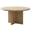COUCHTISCH Ovo Holzoptik Eiche Lindberg 76x76 cm - Eichefarben, Holzwerkstoff (76/76/40cm) - Selsey