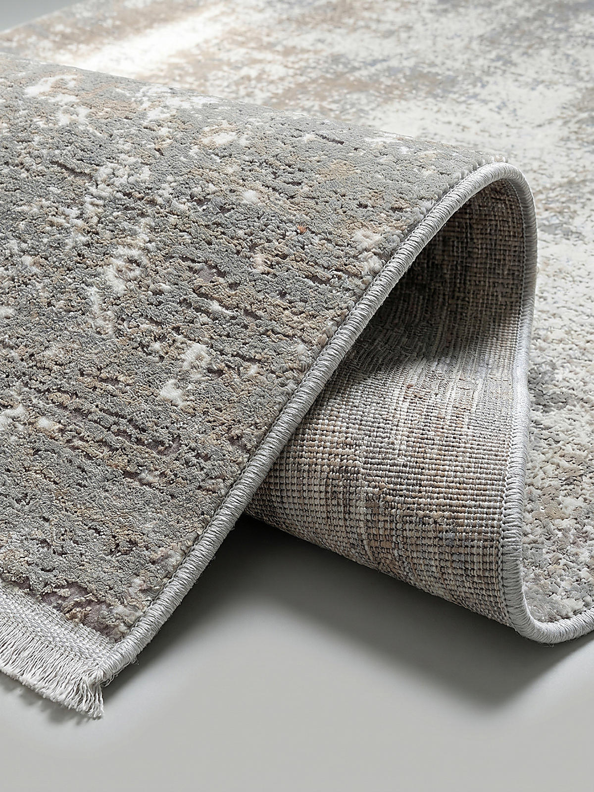 KURZFLORTEPPICH Vintage VARA Polyester Beige 160 x 230 cm - Beige, Textil (160/230cm) - KADIMA DESIGN