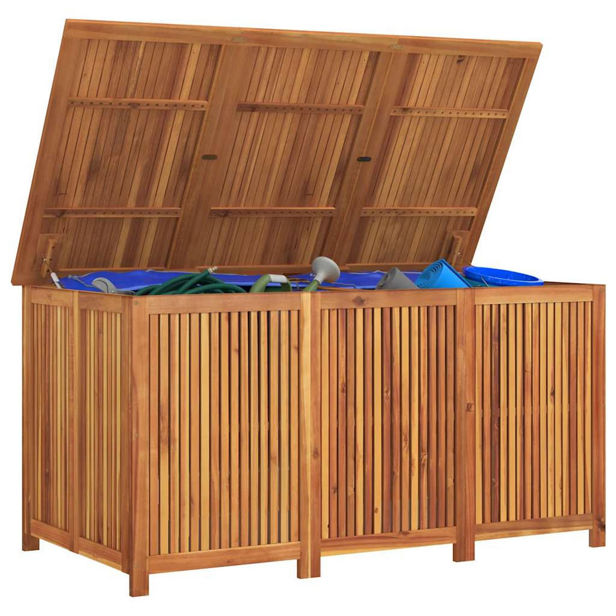 GARTENBOX 150/80/75 Cm Massivholz Akazie - Braun, Holz (80/75/150cm) - vidaXL
