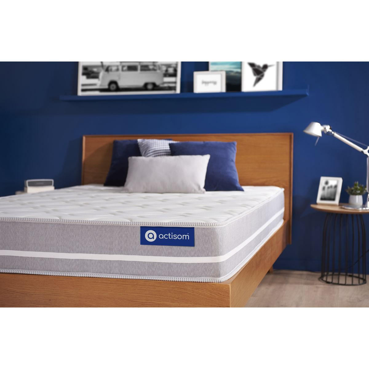 MATRATZE Actiflex touch Taschenfederkern 100 x 190 cm h1 - Weiß, Textil (100/190cm) - ACTISOM
