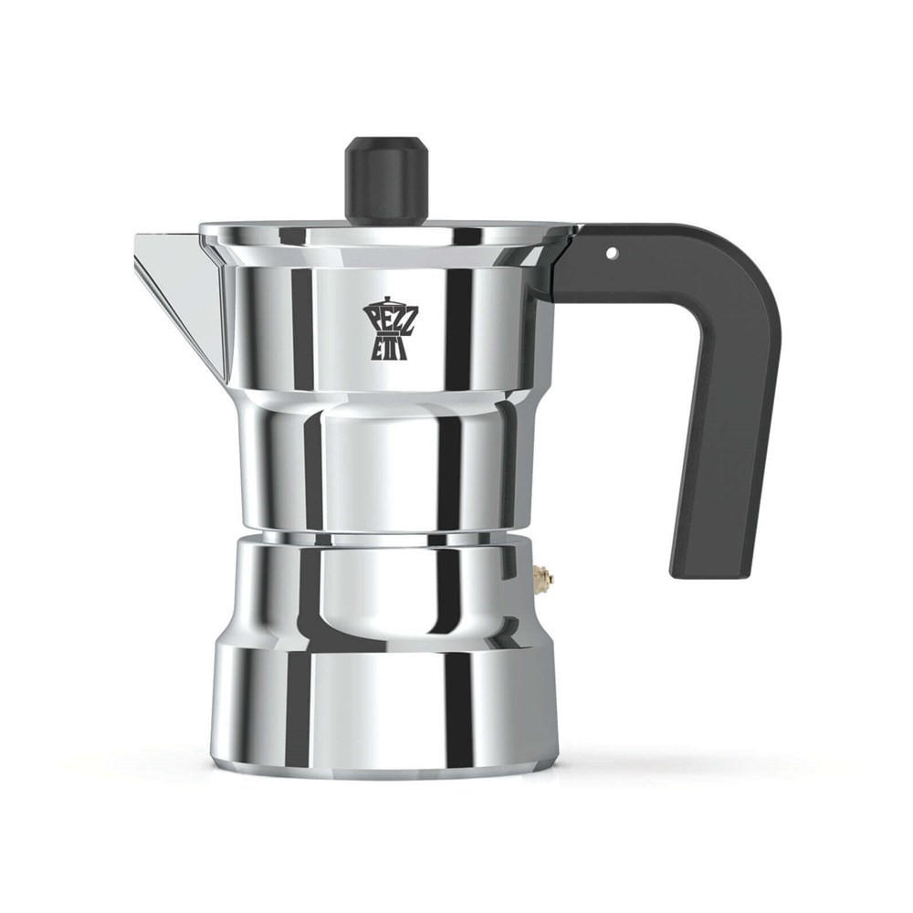 ESPRESSOKOCHER Silber 6.5/12/15 cm SOL001CPX - Silberfarben, Metall (12/15/6.5cm) - Pezzetti 