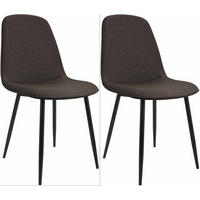 ESSZIMMERSTUHL Maryam 2er Set 88x45x54 cm braun - Braun, Textil (45/88/54cm) - furnicato