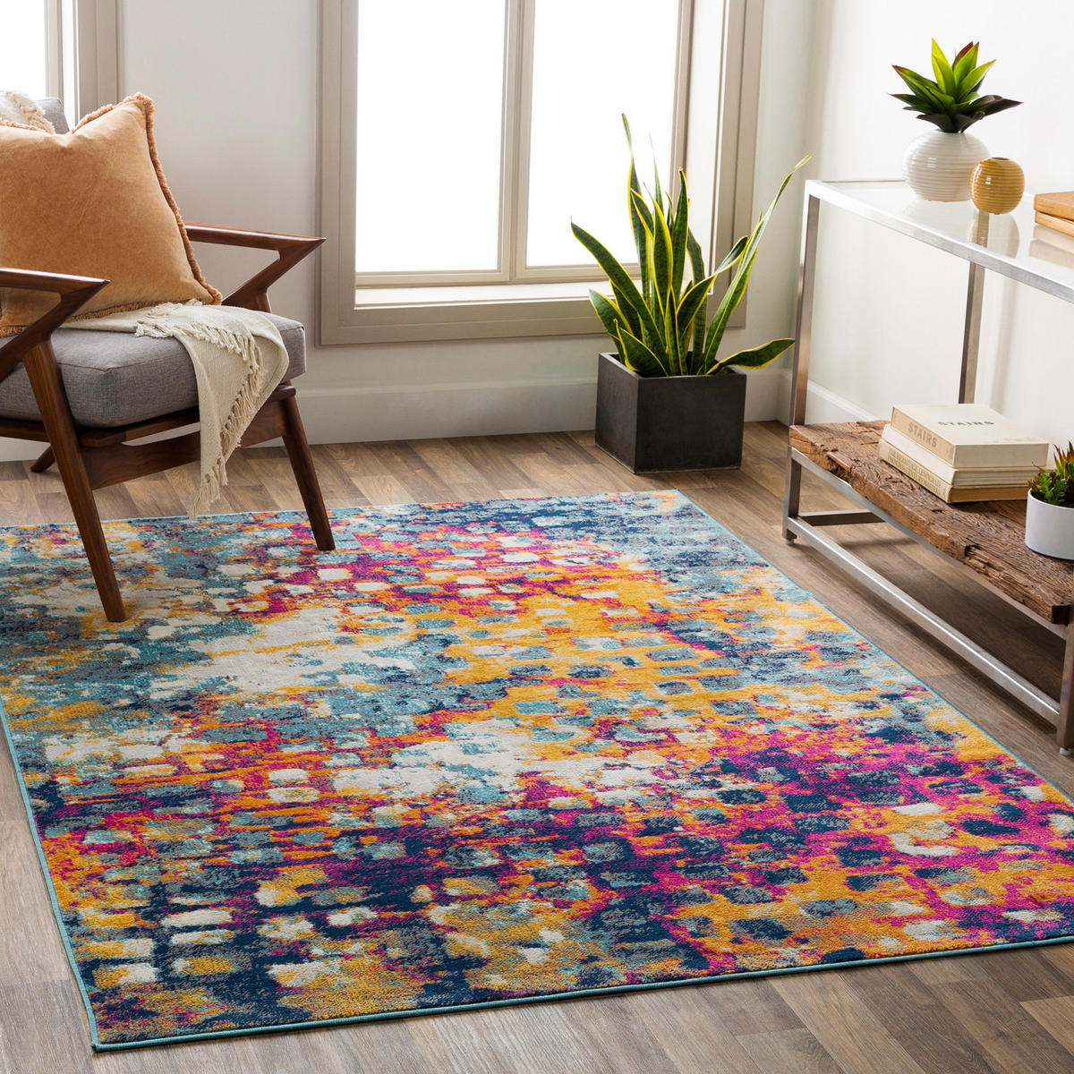 KURZFLORTEPPICH 160/215 cm Mehrfarbig - Multicolor, Naturmaterialien/Textil (160/215cm) - LIVABLISS