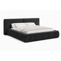 POLSTERBETT 08 140 x 200 cm – Riviera – Bett mit Gasdruckfedern und Stauraum - Anthrazit, Holz (140/200cm) - ROYAL24_MARKT