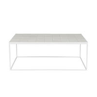 COUCHTISCH Glazed 93x42,5 cm Weiß - Weiß, Keramik (93/42.5/35.5cm) - Zuiver
