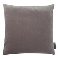 KISSENHÜLLE Samt Uni - Grau, Textil (40/40cm) - Magma Heimtexx