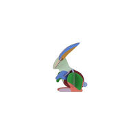 DEKOFIGUR Mobil Kaninchen 4/10.3 cm - Multicolor, Wellpappe (4/10.3/7cm) - KUNSTLOFT