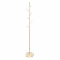 KLEIDERABLAGE Tree Beige - Beige, Metall (27/170/27cm) - LOFT42