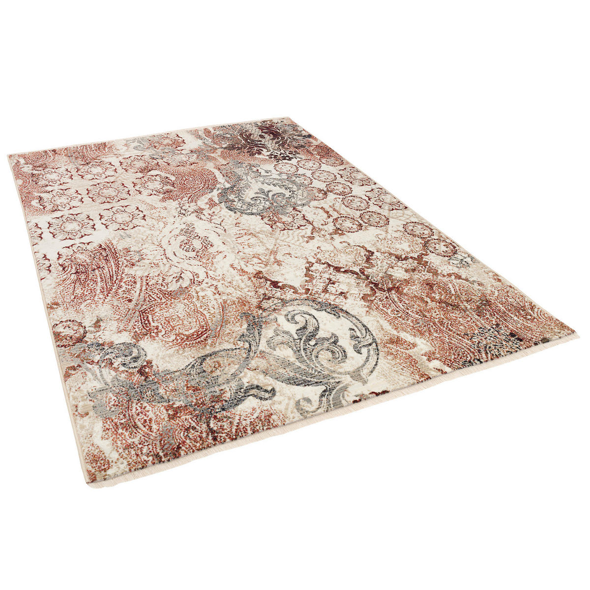 DESIGNER TEPPICH NIA VINTAGE BAROCK VERLAUF - Multicolor, Textil (120/170cm) - Pergamon