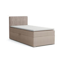 BOXBETT DON 100/200 Beige H4 Öffnung links - Beige, Holz/Holzwerkstoff (100/200cm) - Deine Möbel 24