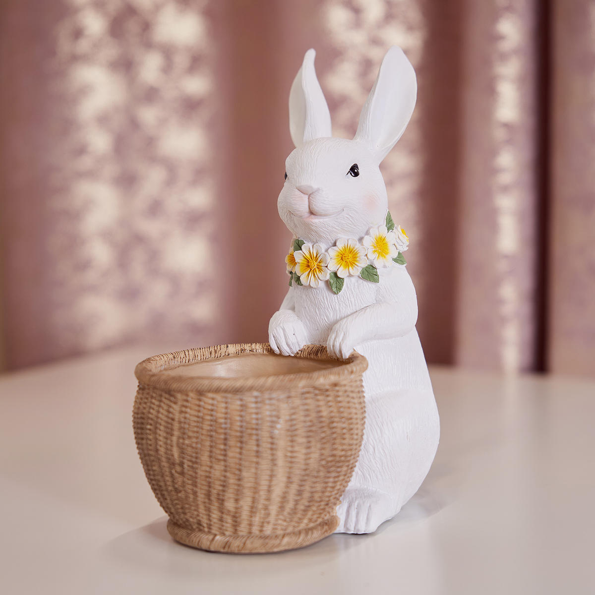 BLUMENTOPF Bloomfy - Weiß, Kunststoff (28cm) - home&you