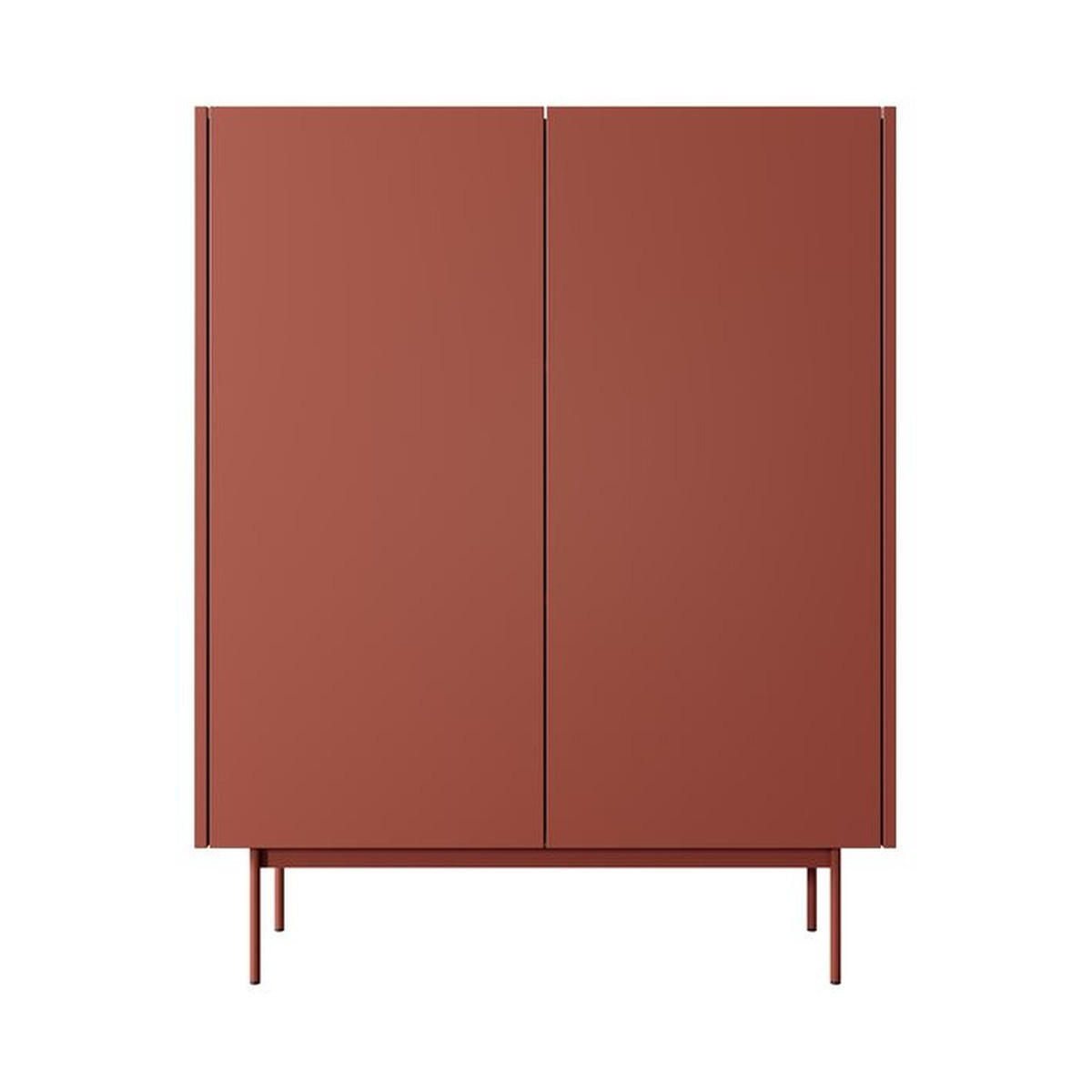 KOMMODE – 97 cm – COLOR – Rot - Rot, Holzwerkstoff (97/122/37cm) - hi-markt