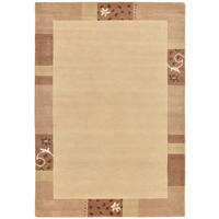 HANDTUFTTEPPICH Royal Ganges 240x300 cm - Beige, Textil (240/300cm) - THEKO