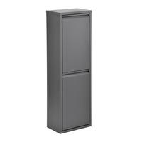 MÜLLEIMER Wandbefestigung V2X15 - Grau, Metall (32/100/20cm) - SVITA