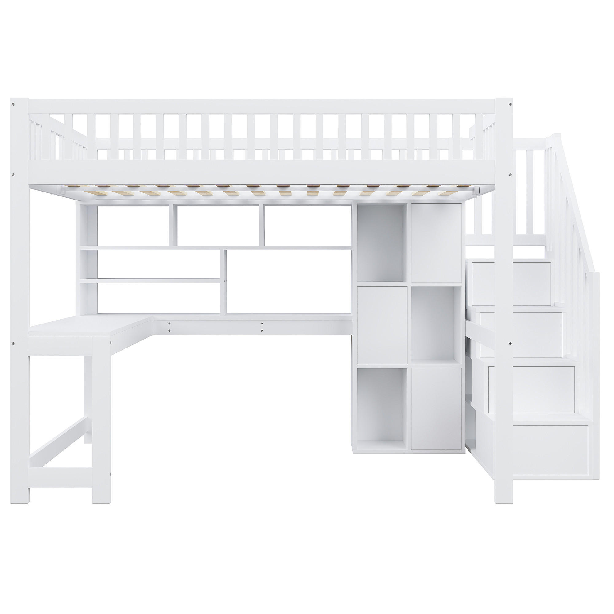 HOCHBETT 140/200 cm Weiß - Weiß, Holz - Raumix