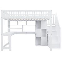 HOCHBETT 140/200 cm Weiß - Weiß, Holz - Raumix