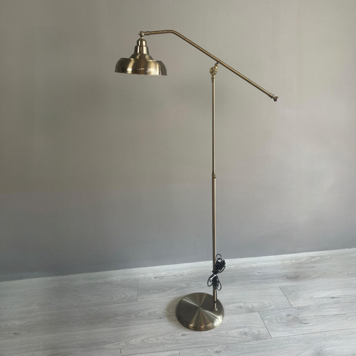 STEHLAMPE Korex 165 Cm - Messingfarben, Metall (35/35/167cm) - Bamyum