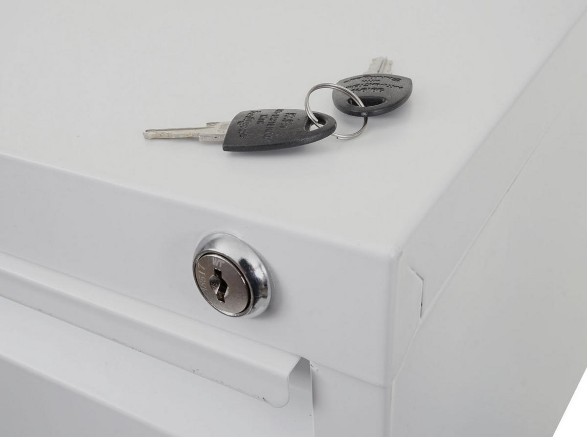 HÄNGEREGISTERSCHRANK Grau - Grau, Metall (46/134/62cm) - MCW