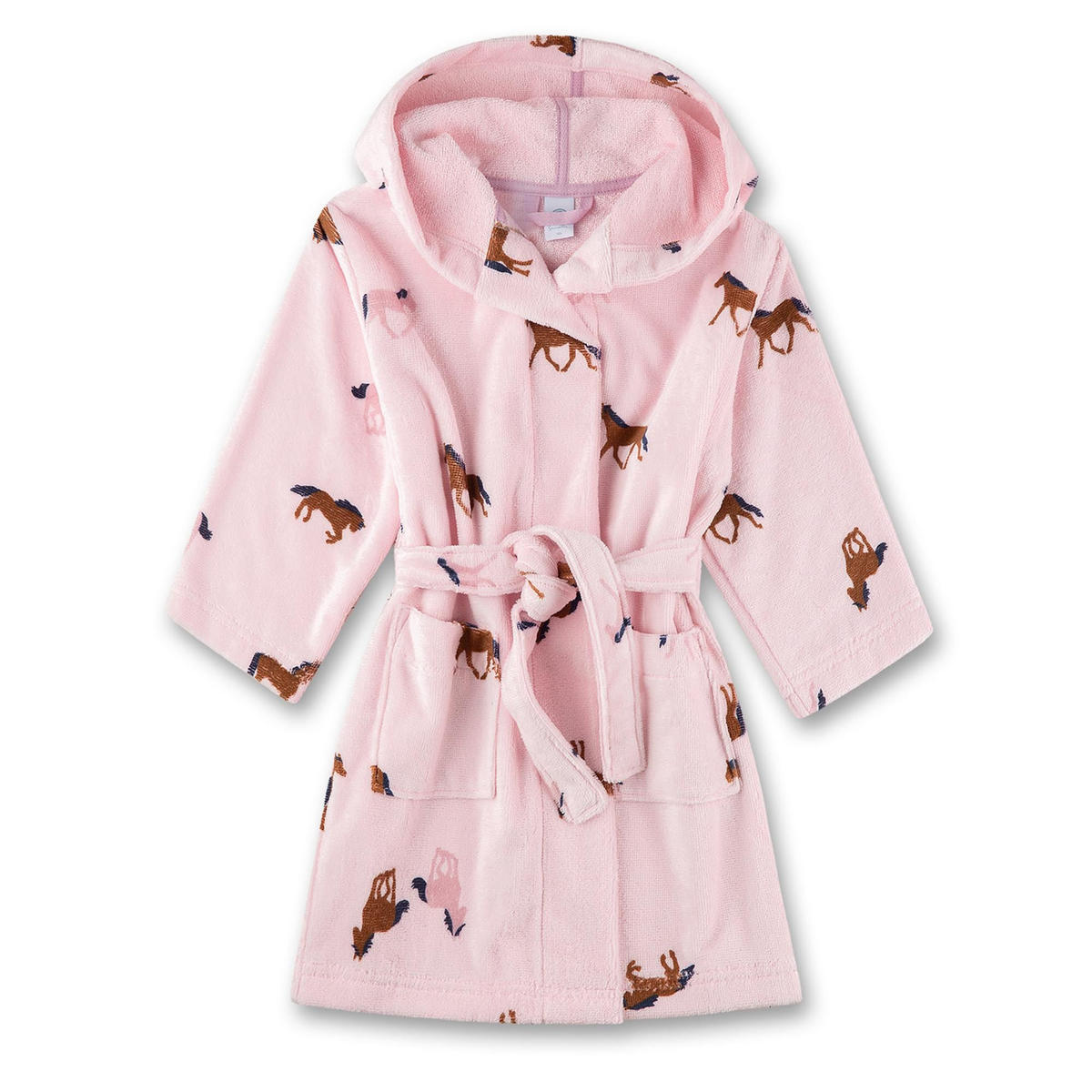 BADEMANTEL Mädchen Rosa Baumwollmischung - Rosa, Textil (104null) - Sanetta