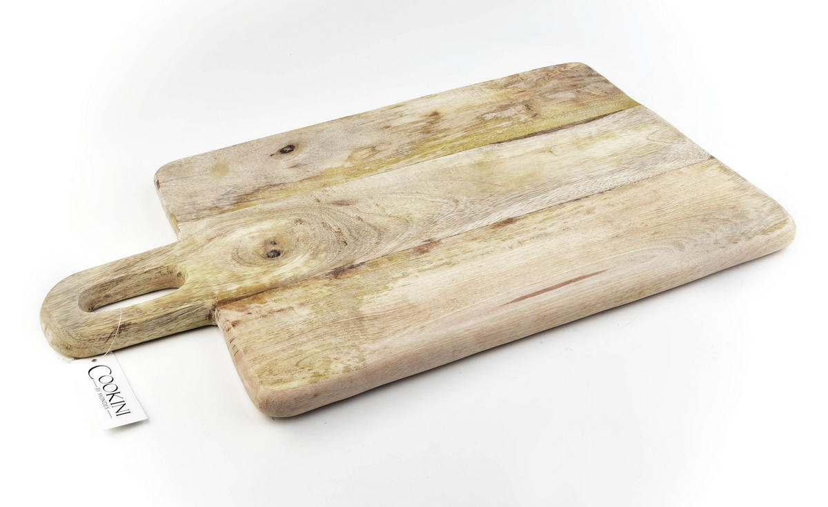 SCHNEIDEBRETT Logan Beige 50/31/2.5 cm Holz - Beige, Holz (31/50cm) - Mondex