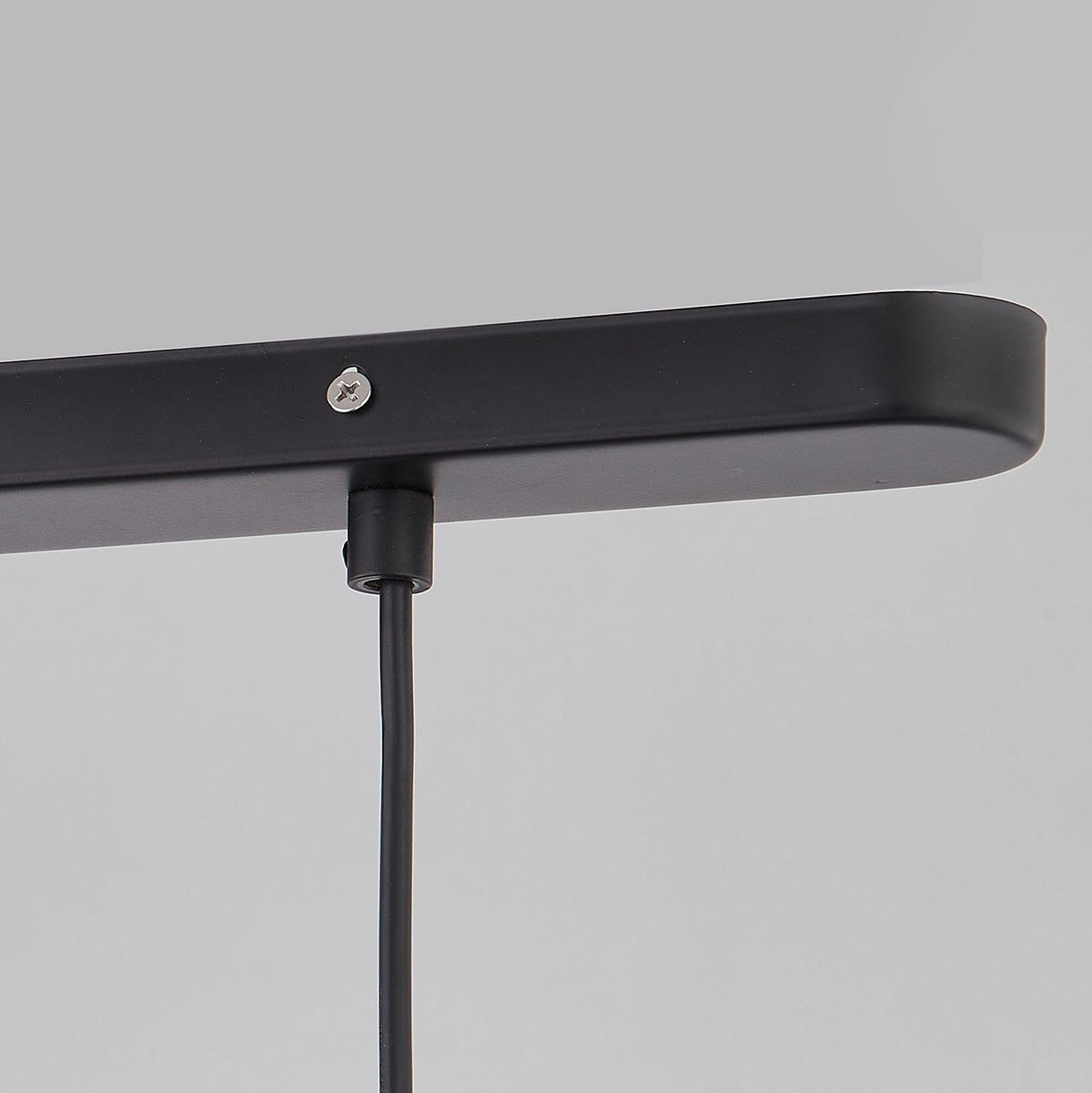 PENDELLEUCHTE - Eisen - 3-flammig - Schwarz, Metall (30/78/180cm) - home24