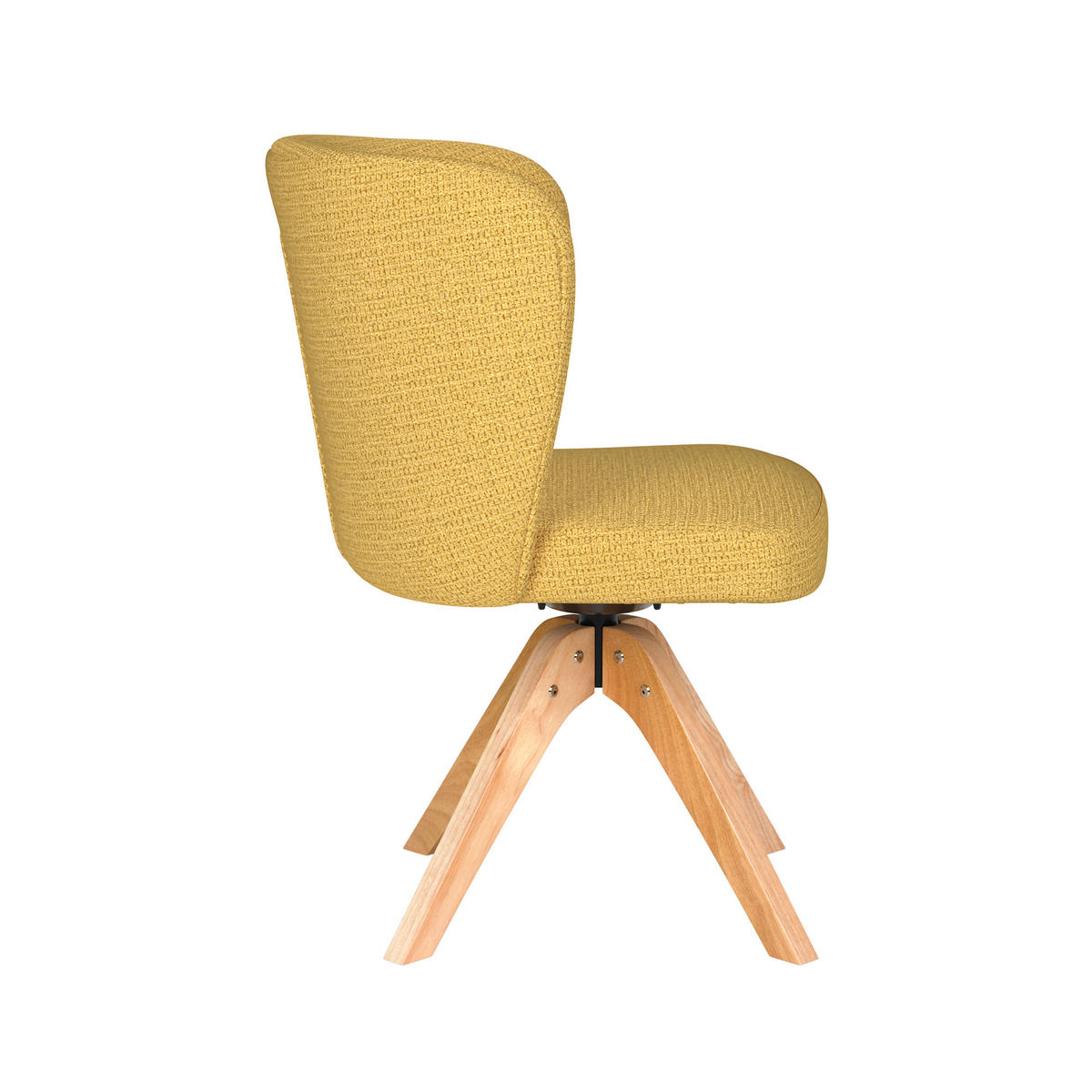 ESSZIMMERSTUHL Stan - Gelb - 57/53/82 cm - Gelb, Textil (53/82/57cm)