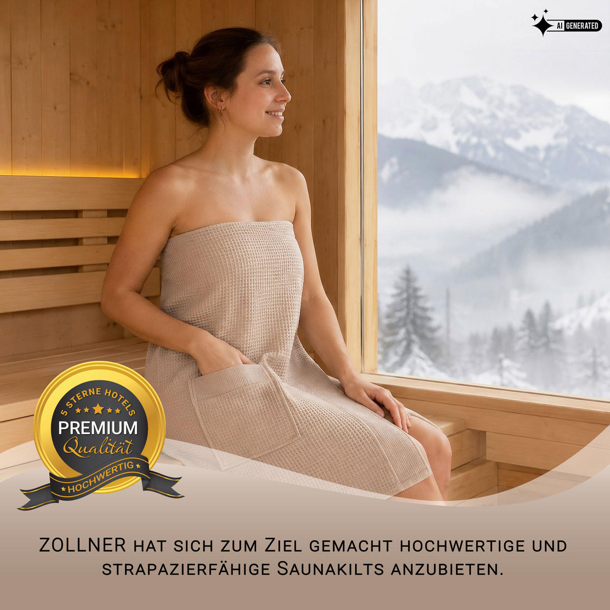 BADEMANTEL, 75x130 cm, 100% Baumwolle, Grau - Grau, Textil (Einheitsgrößenull) - Zollner