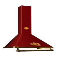 WANDHAUBE A 9315 RotEm Eco Bordeaux 90cm - Bordeaux, Metall (90/86.5/48cm) - Kaiser Küchengeräte