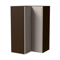 ECKHÄNGESCHRANK Salo W14/60 Lava / Kaschmir Matt 60 / 60 / 96cm - Kaschmir/Dunkelgrau, Holz/Holzwerkstoff (60/96/60cm) - Feldmann-Wohnen