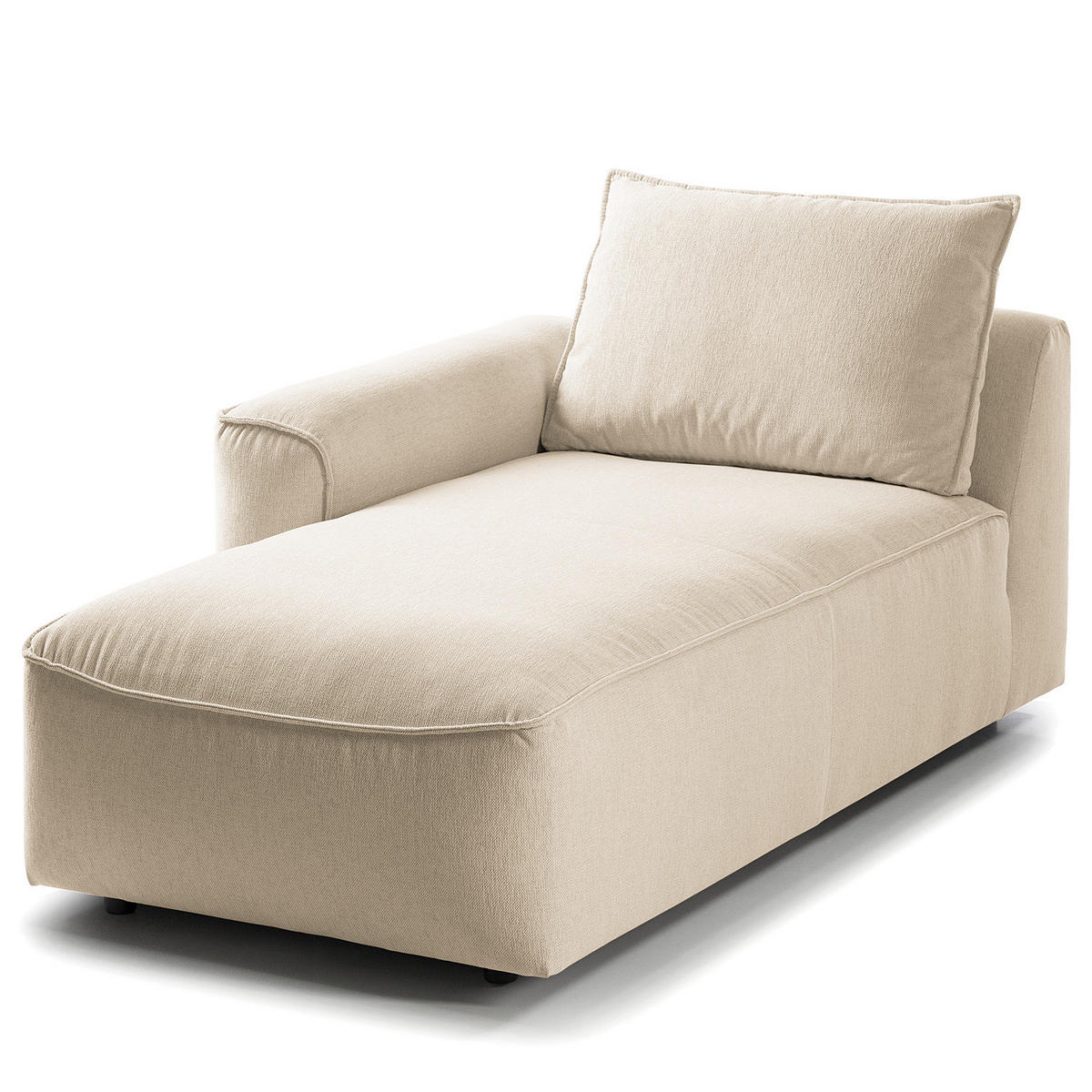 MODULLONGCHAIR - Beige, Textil (104/82/170cm) - home24