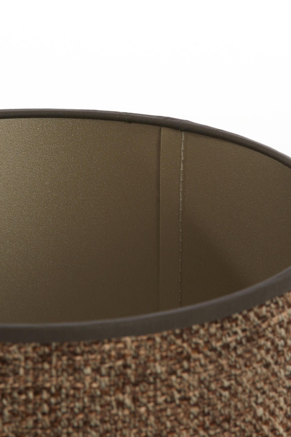 LAMPENSCHIRM Saverna Braun Ø25/18 cm - Braun, Textil (25/25/18cm) - Light & Living