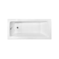 BADEWANNE Rechteck TALIA 170/75 + Styro + Ablage Ablauf Füße - Weiß, Kunststoff (75/55.5/170cm) - bad land