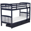 HOCHBETT Blau 90-200 cm Revin - Blau, Holz (90/200cm) - Beliani