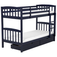 HOCHBETT Blau 90-200 cm Revin - Blau, Holz (90/200cm) - Beliani