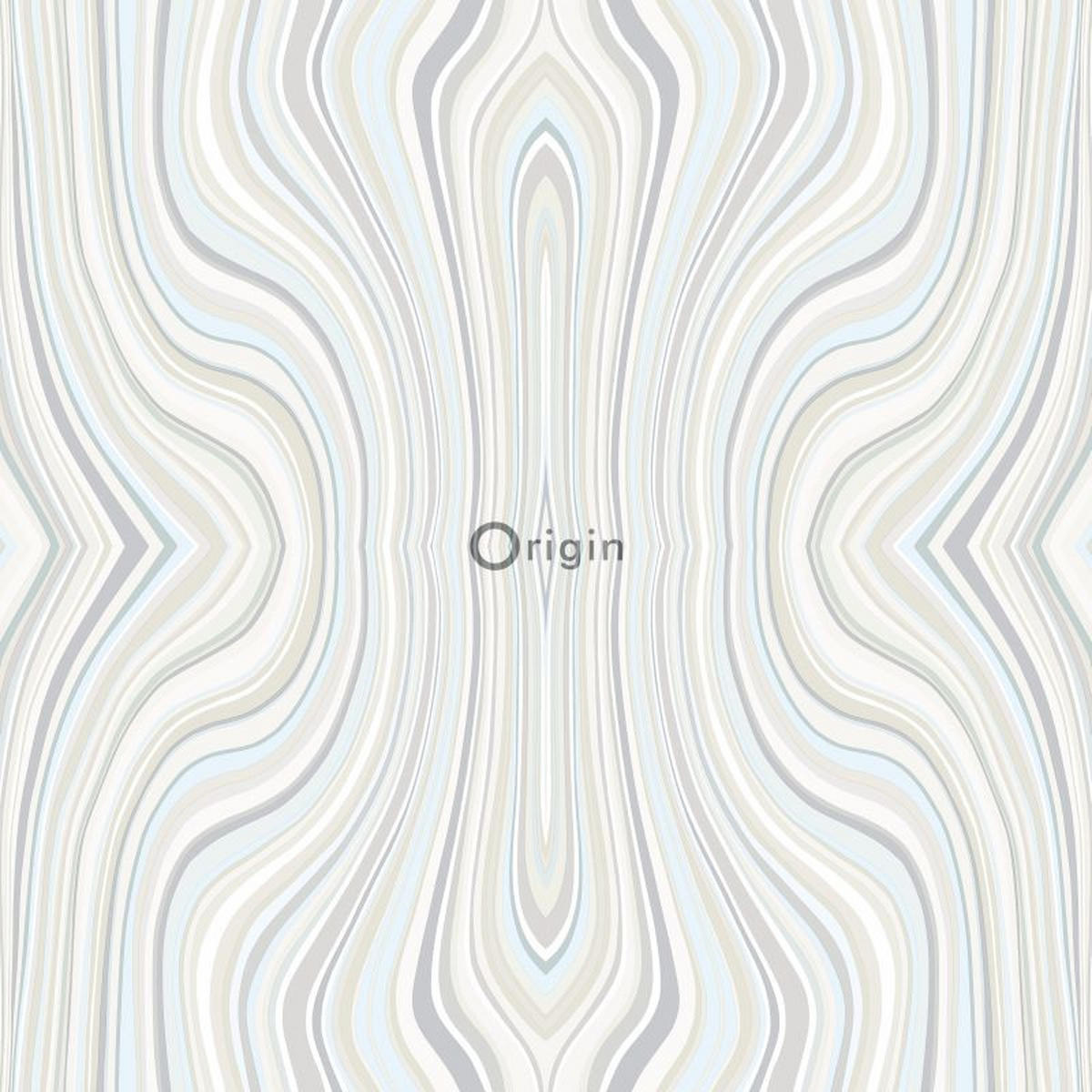 TAPETE grafische Linien 53 cm x 10.05 m - Beige, Papier (53/1000cm) - Origin Wallcoverings