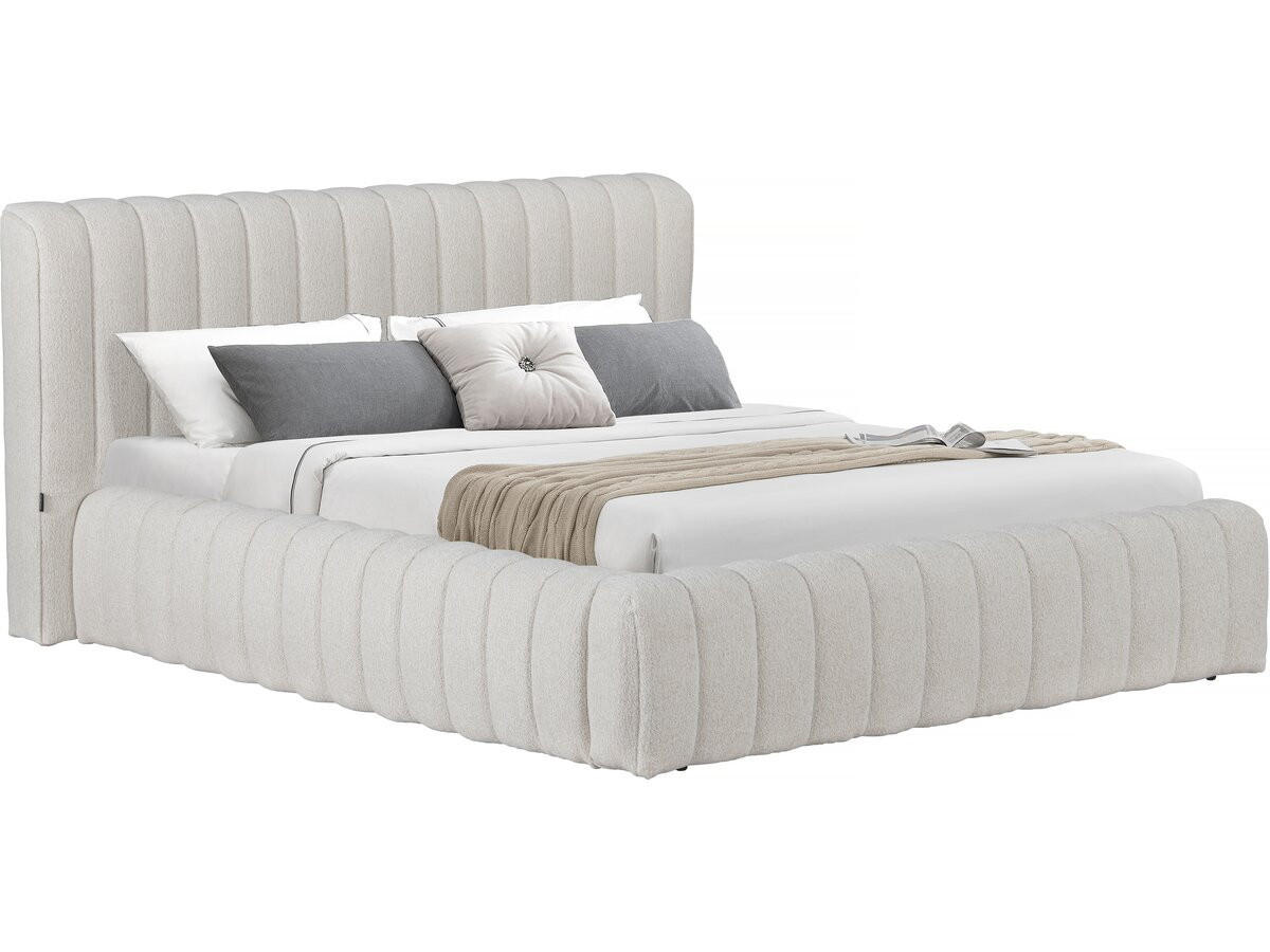 BETT tignes beige - Beige, Holz/Textil (160/200cm) - Habitat Garten