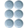 ESPRESSOUNTERTASSEN Doppio Nordic Blau ø 12 cm 6er Set - Hellblau, Keramik (12cm) - Ritzenhoff Breker