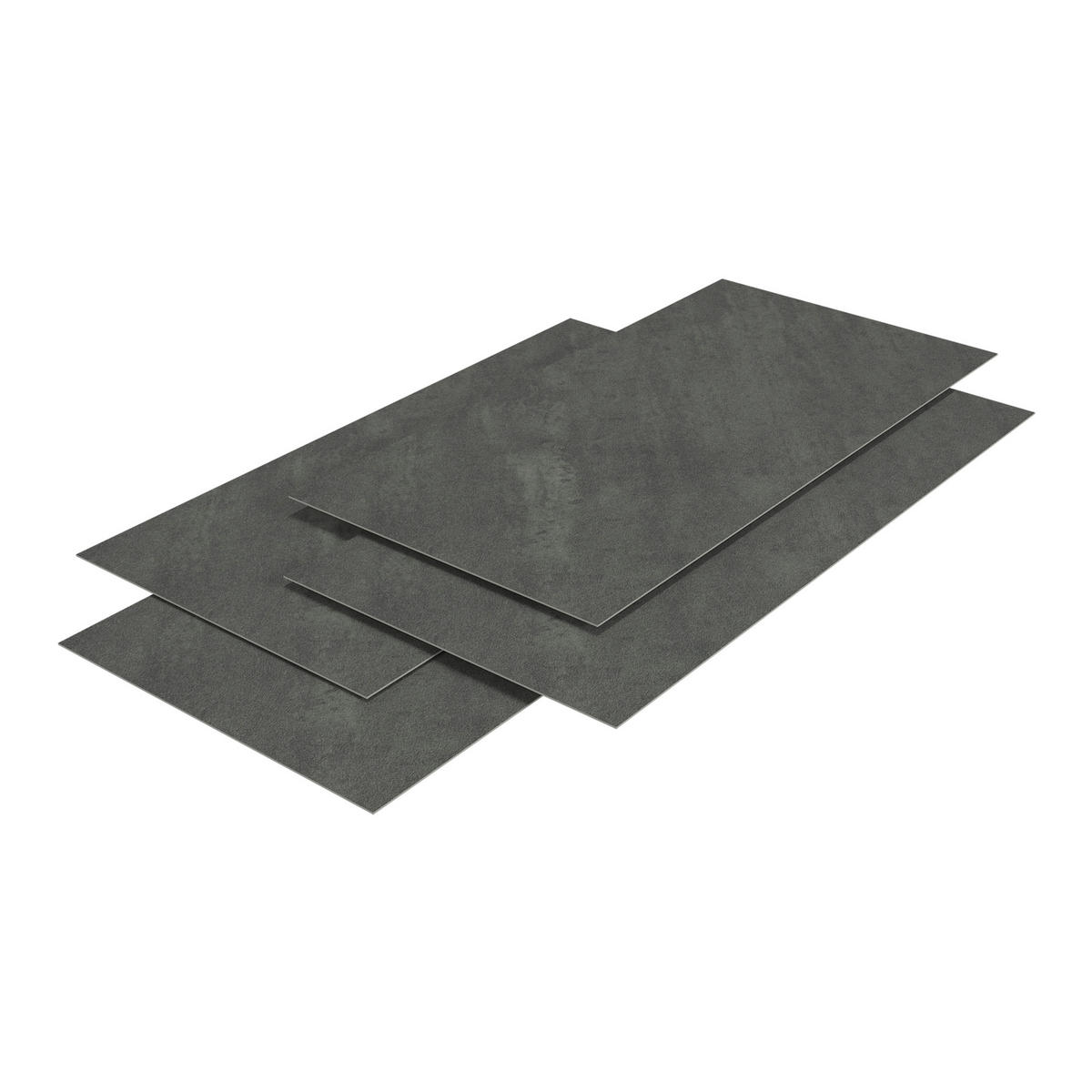 DUSCHRÜCKWAND-SET 8 TLG. Bladel - Dunkelgrau, Kunststoff (60/120/0.3cm) - [neu.haus]