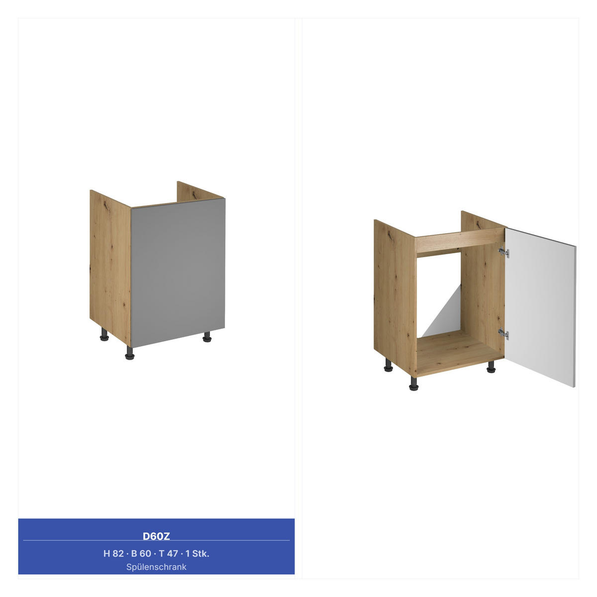 KÜCHENZEILE 400 cm - Langen KL4-M400 in Beige/Matt - Beige, Holz (400/248/58cm)
