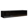 TV-LOWBOARD Vigo 140 - Schwarz Hochglanz/Schwarz, Holzwerkstoff (140/30/40cm) - MIRJAN24