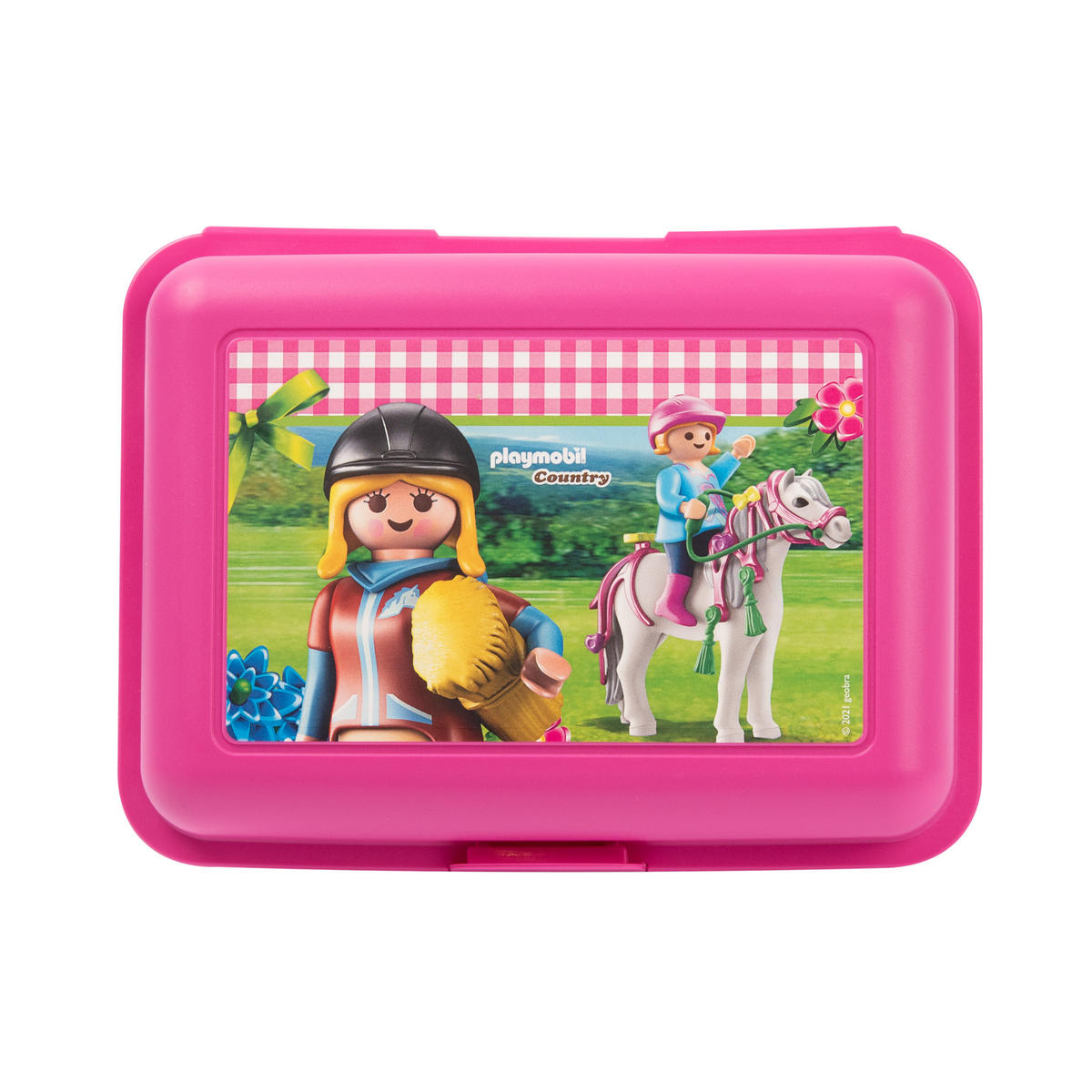 BROTDOSE Playmobil Country Pferde Pink 17,5 x 12,8 x 6,9 cm - Pink, Kunststoff (17.5/6.9/12.8cm) - Playmobil