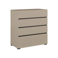 KOMODA Lilia Krtko - taupe, kompozitné drevo (80/85.1/40cm) - Petits-meubles