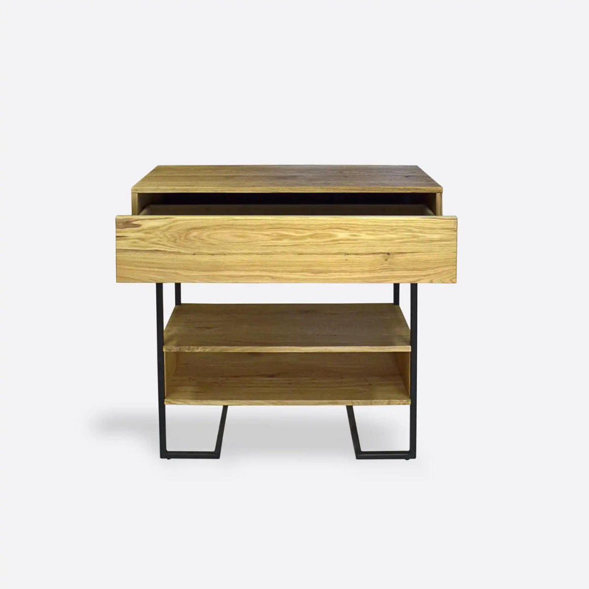 KONSOLENTISCH Beistelltisch für den Flur OLIMPIA - Eichefarben, Holz (100/100/40cm) - Rawood Furniture